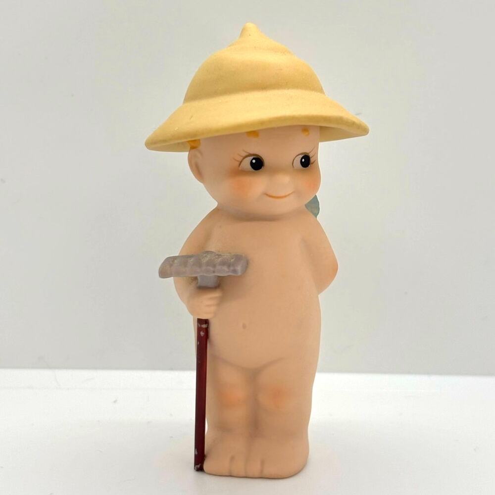 VTG 1994 Jesco/Enesco Rose O'Neill Porcelain Kewpie Doll Figurine, Gardener